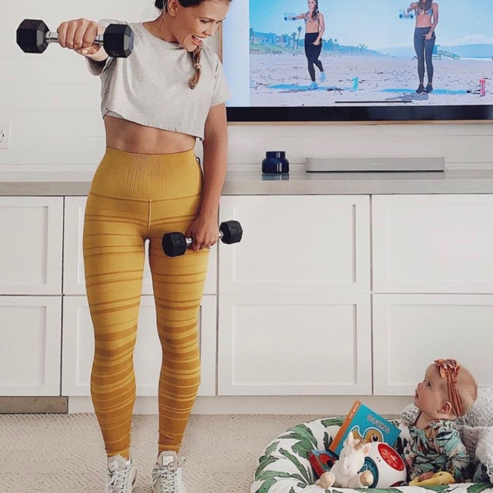 Avocado Leggings - Yellow